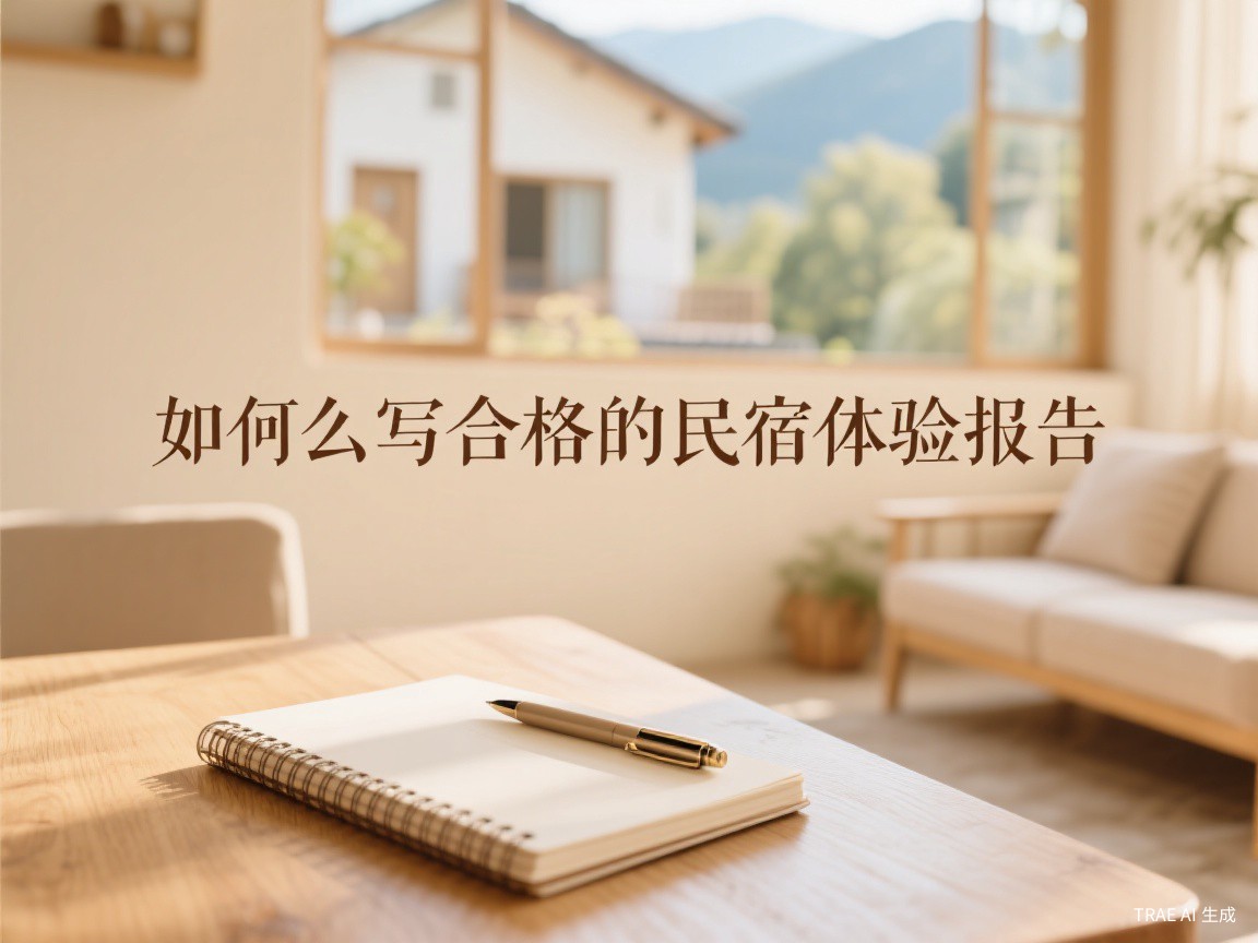 如何写一份合格的民宿体验报告？云南民宿协会发布参考方向