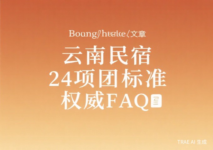数字游民部落民宿基地建设与运营规范QA经营者与投资者最关心的15个核心问题