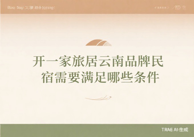 民宿连锁经营的五种模式与标准化管理要求