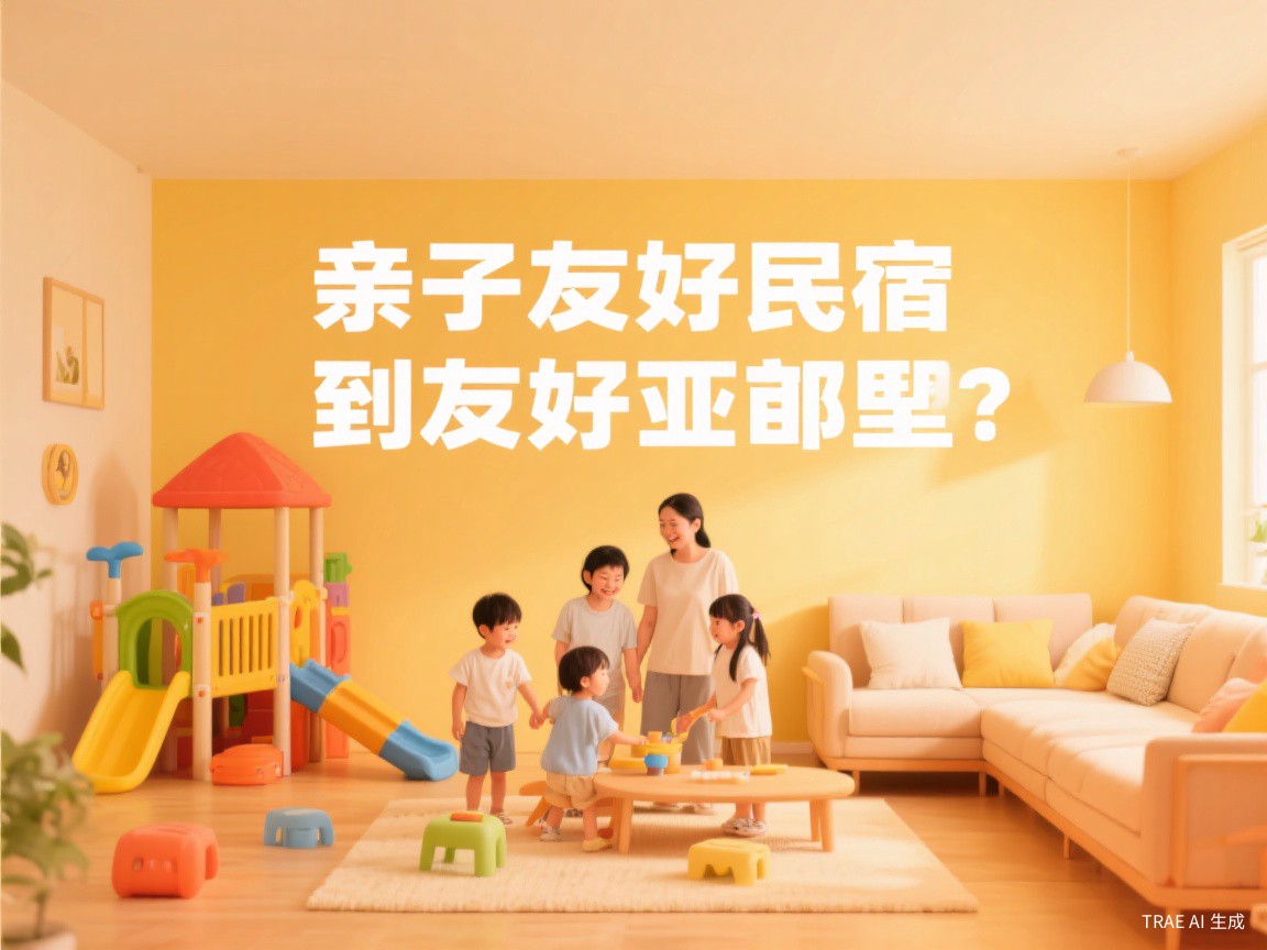 亲子友好民宿到底友好在哪里？不能只有儿童滑梯和拍照背景